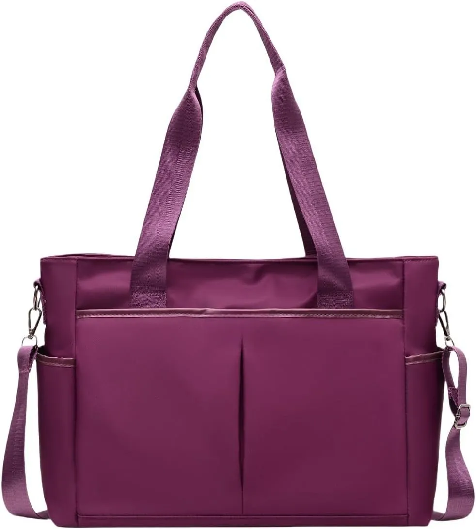Travel Duffle Bag, Waterproof Weekender Overnight Hospital Bags for Women Men with Toiletry Bag Lightweight Carry on Personal Item Duffle Gym Bag for Travel, Airplanes, Sports (A)