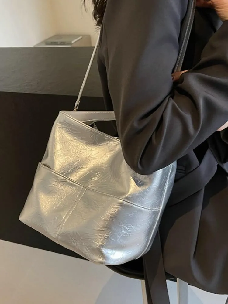 Trendy Bucket Bags for Women Designer Crossbody Purses for Women Handbag Shoulder Bag Work Bag Carryall Office Tote