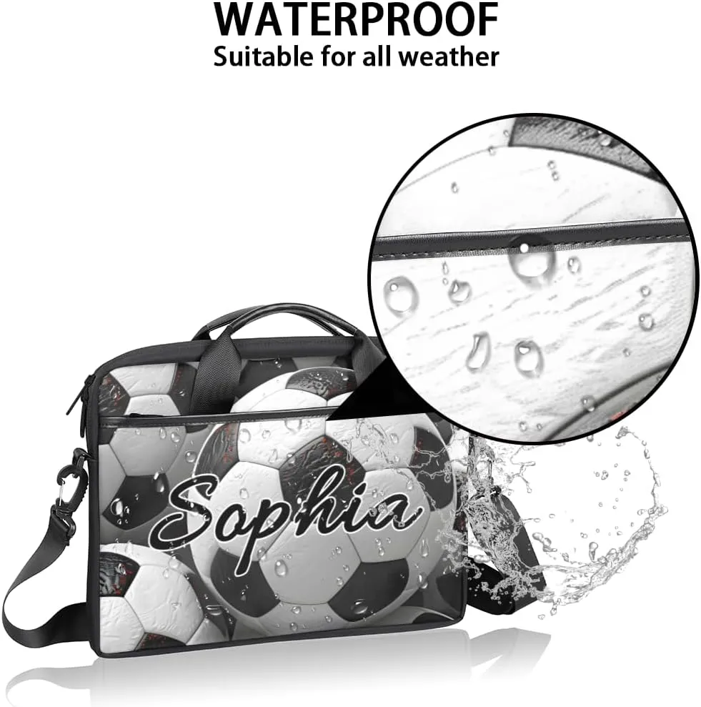 TropicalLife Personalized Laptop Bag 15 Inch Custom Sleeve Case with Handle Shoulder Strap Computer Messenger Bag