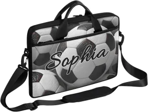 TropicalLife Personalized Laptop Bag 15 Inch Custom Sleeve Case with Handle Shoulder Strap Computer Messenger Bag