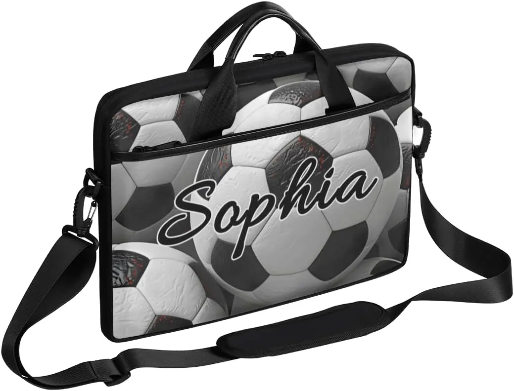 TropicalLife Personalized Laptop Bag 15 Inch Custom Sleeve Case with Handle Shoulder Strap Computer Messenger Bag