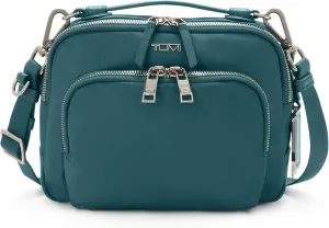 TUMI - Voyageur Teghan Crossbody - Compact Purse with Leather Trim - Sleek Crossbody Bags - For Everyday Casual Travel