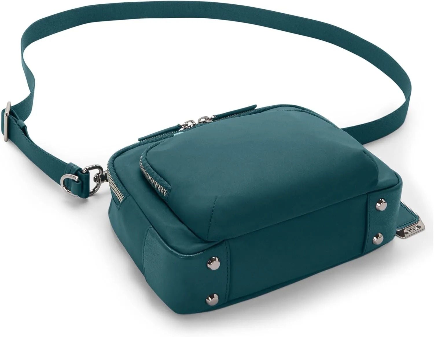 TUMI - Voyageur Teghan Crossbody - Compact Purse with Leather Trim - Sleek Crossbody Bags - For Everyday Casual Travel
