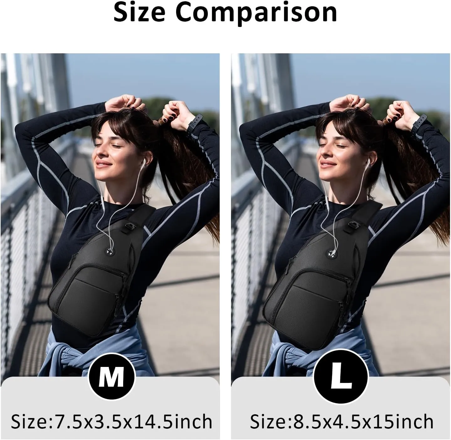 Tuwubi Crossbody Bags for Women Trendy,Sling Bag for Men with Adjustable Shoulder,Travel Essentials Backpack for Traveling