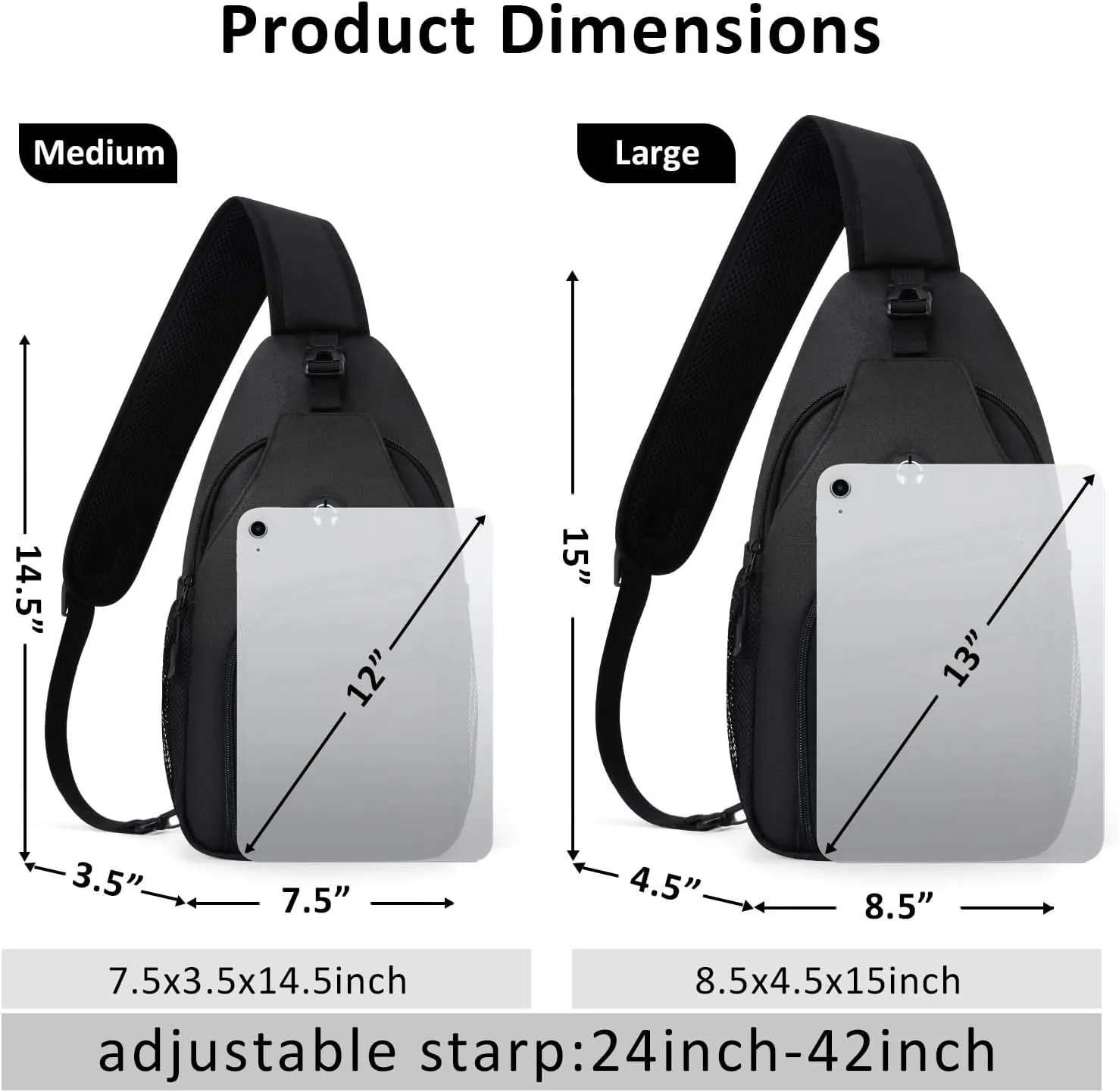 Tuwubi Crossbody Bags for Women Trendy,Sling Bag for Men with Adjustable Shoulder,Travel Essentials Backpack for Traveling