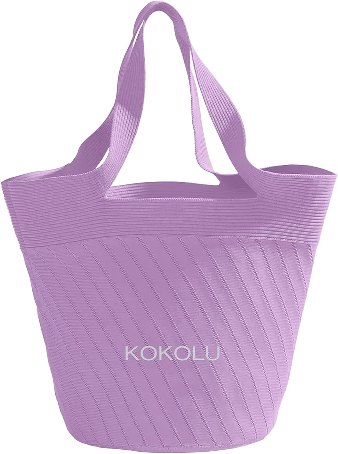 Ultra Lightweight Tote Bag For Women (18.7” x 8.5”) - Upcycled Flexible Machine Washable Shopping Tote Bag For Women
