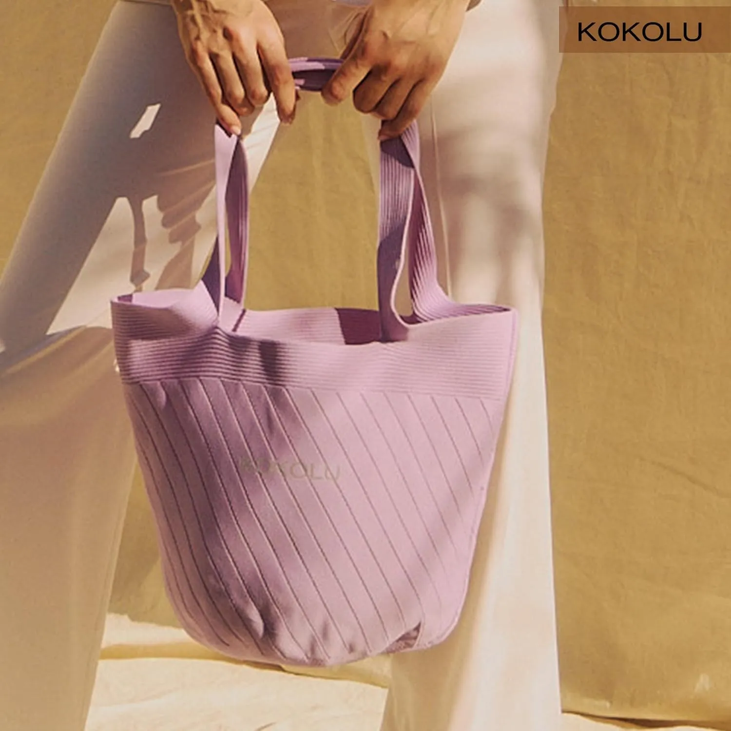 Ultra Lightweight Tote Bag For Women (18.7” x 8.5”) - Upcycled Flexible Machine Washable Shopping Tote Bag For Women