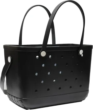 UPGRADED !!! Large Universal Beach & Grocery Tote Bag with Shoulder Strap Plus FREE Clear Zipped Bag is INCLUDED !!!