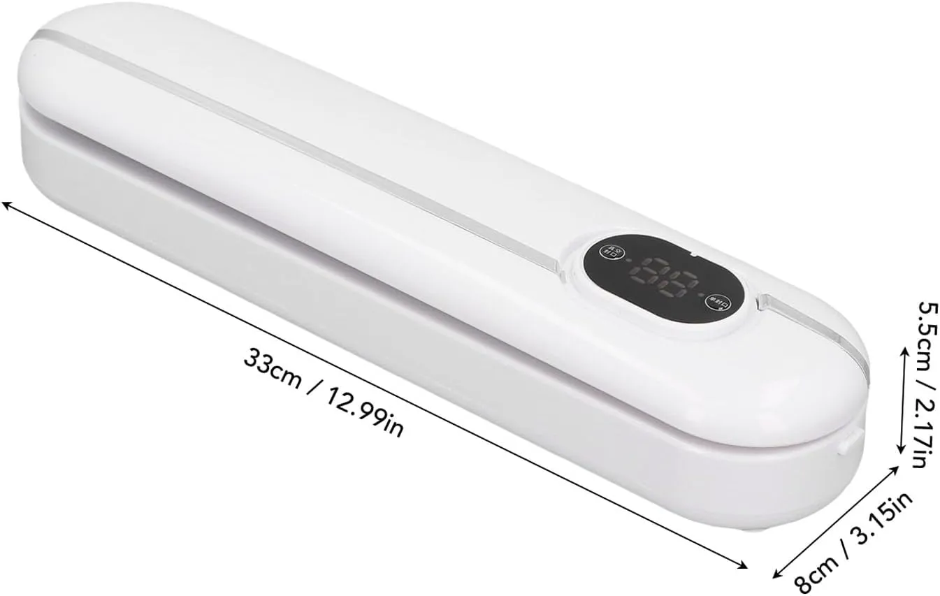 Vacuum Sealer Machine Compact with Snack Seal Mode, Single Sealing for Home, ABS Material Dry Wet Vacuum Sealer (US Plug 110V)
