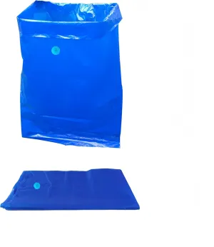 Venting Valve 5 Pcs Lawn & Leaf Bags 51.2"X27.5" Thickness 9.84Mil For Silo Fermentation/Blue