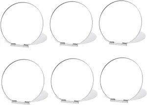 VICASKY 6Pcs Pocket Mirrors Folding and Makeup Mirrors for Travel Handbag and Wallet Durable High Definition Reflection for Womens Cosmetic Needs