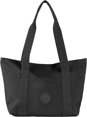 Waterproof Tote Bag for Women Work Travel Shoulder Purse with Zipper Lightweight 15.6 Inch Computer Briefcase Bag