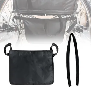Wheelchair Urinary Bag Holder with Tube Cover Set - Foley Drainage Privacy Cover Under Basket Seat Urine Collector Storage, Adjustable