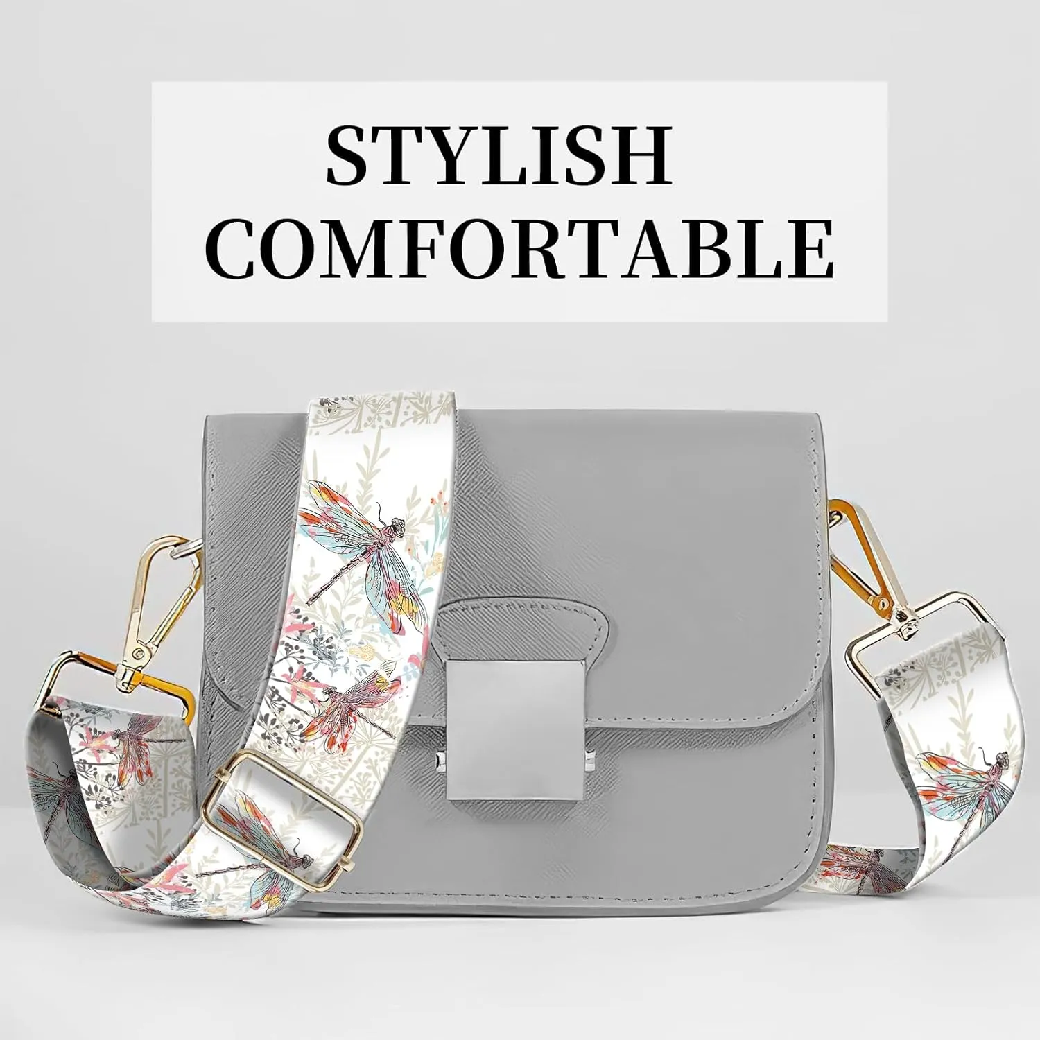 Wide Purse Strap Replacement Crossbody, Funny Shoulder Strap Adjustable, Cute Bag Strap for Women Guitar Purses