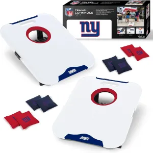 Wild Sports NFL Pro Football All-Weather Cornhole Set - Travel Bean Bag Toss Set Includes 8 Bean Bags