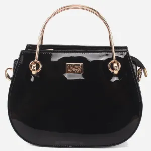 Women "EMENE" Top Metal Handle Shoulder Bag