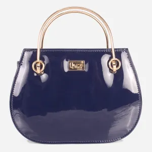 Women "EMENE" Top Metal Handle Shoulder Bag