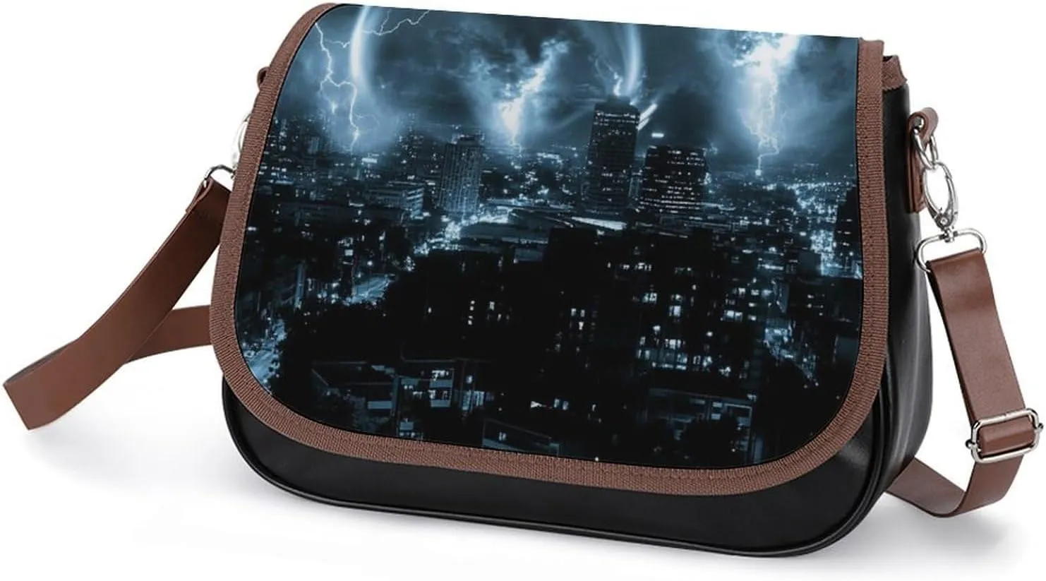 Womens Crossbody Purse Lightweight PU Leather Shoulder Bag Waterproof Messenger Bags