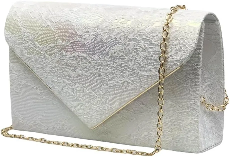 Women's Evening Clutch Small Crossbody Purse for Prom Classic Wedding Party Shoulder Bags