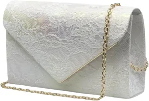 Women's Evening Clutch Small Crossbody Purse for Prom Classic Wedding Party Shoulder Bags