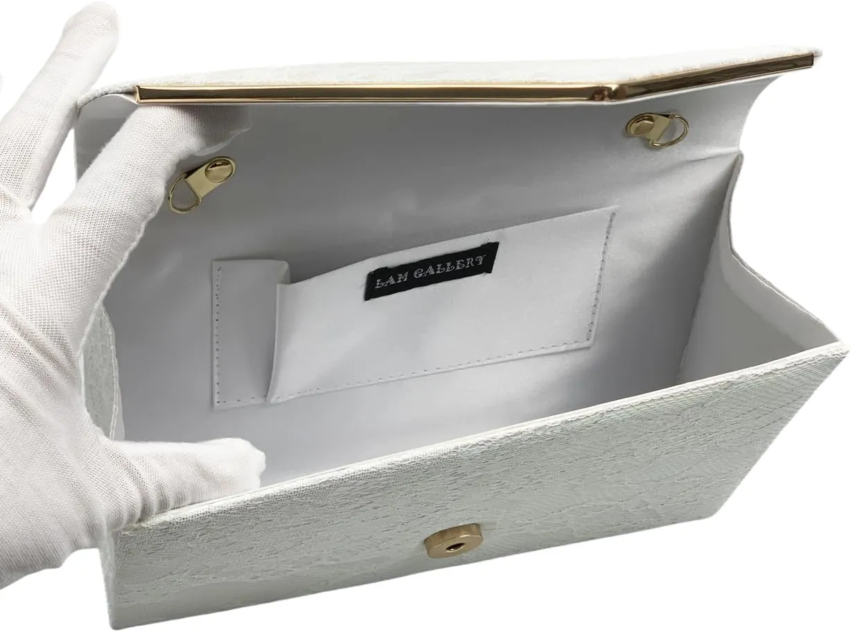 Women's Evening Clutch Small Crossbody Purse for Prom Classic Wedding Party Shoulder Bags