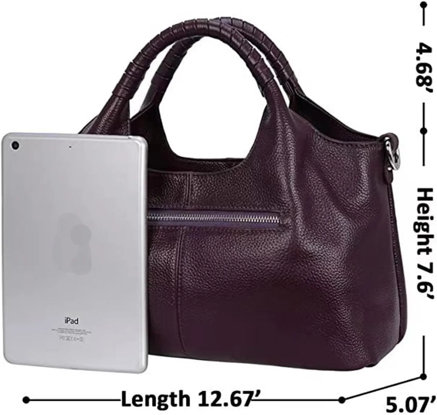 Womens Leather Purses and Handbags Shoulder Bag Top Handle Satchel Ladies Soft Large Tote Bag Cross Body Hobo Bags