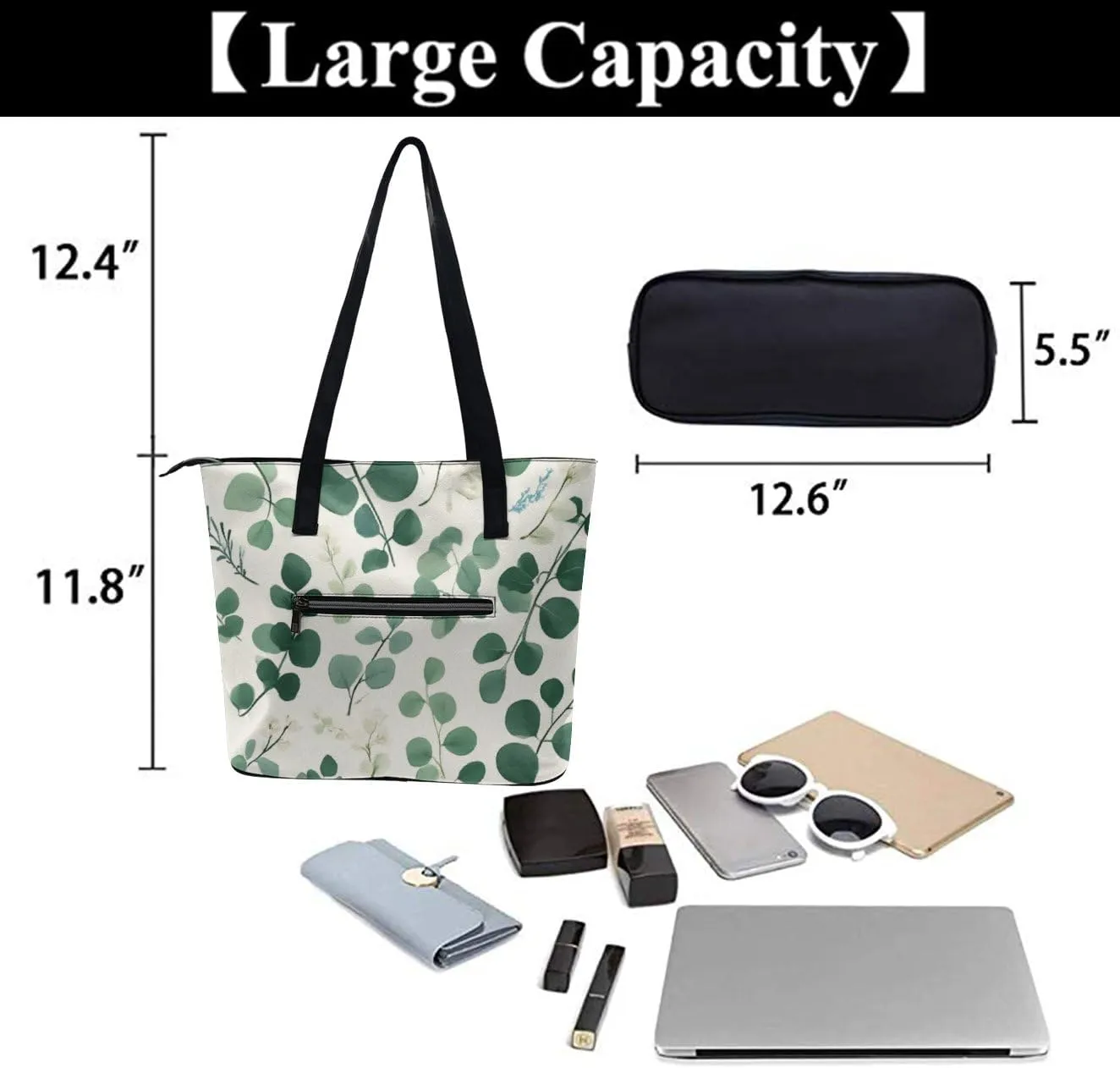 Women's Novelty Shoulder Bag, Lightweight Durable Handbag, Large Capacity Tote Bags for Laptop, Books