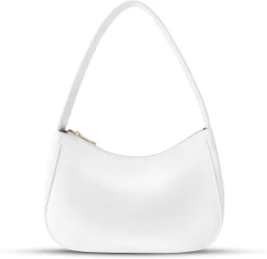 Women's Shoulder Bags, Small Hobo Tote Elegant Clutch Purse with Zipper Closure
