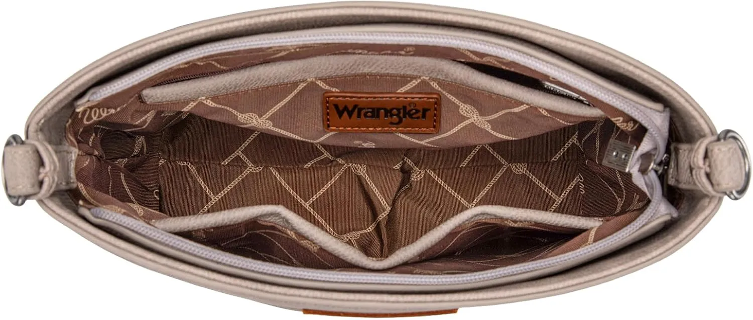 Wrangler Crossbody Bags for Women Lightweight Handbags and Purses Travel Shoulder Purse