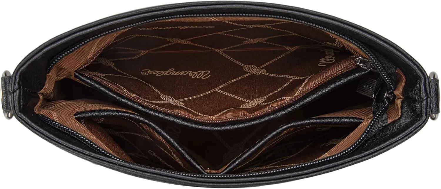 Wrangler Crossbody Purses for Women Two Tone Crossbody Bags Women Purses and Handbags