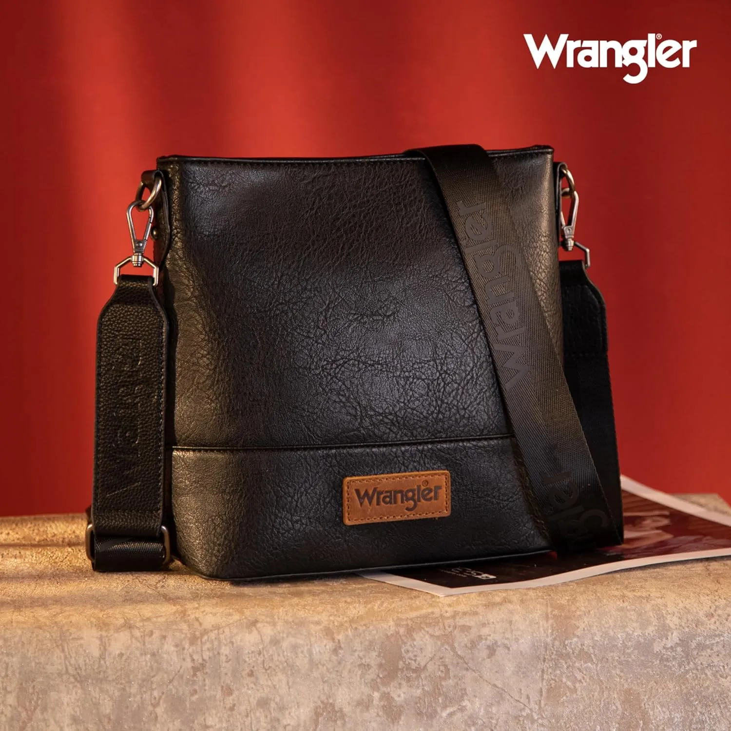Wrangler Crossbody Purses for Women Two Tone Crossbody Bags Women Purses and Handbags