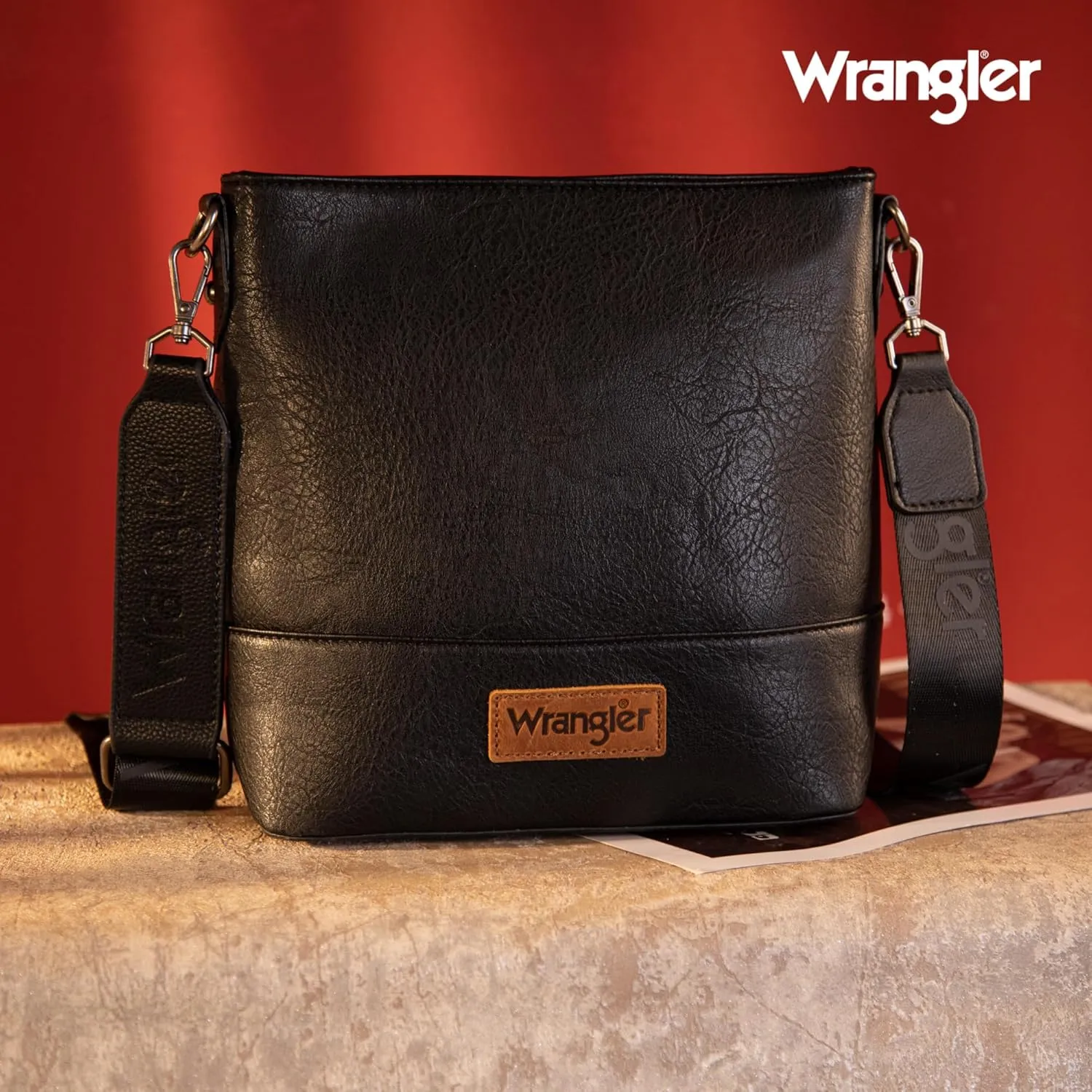 Wrangler Crossbody Purses for Women Two Tone Crossbody Bags Women Purses and Handbags