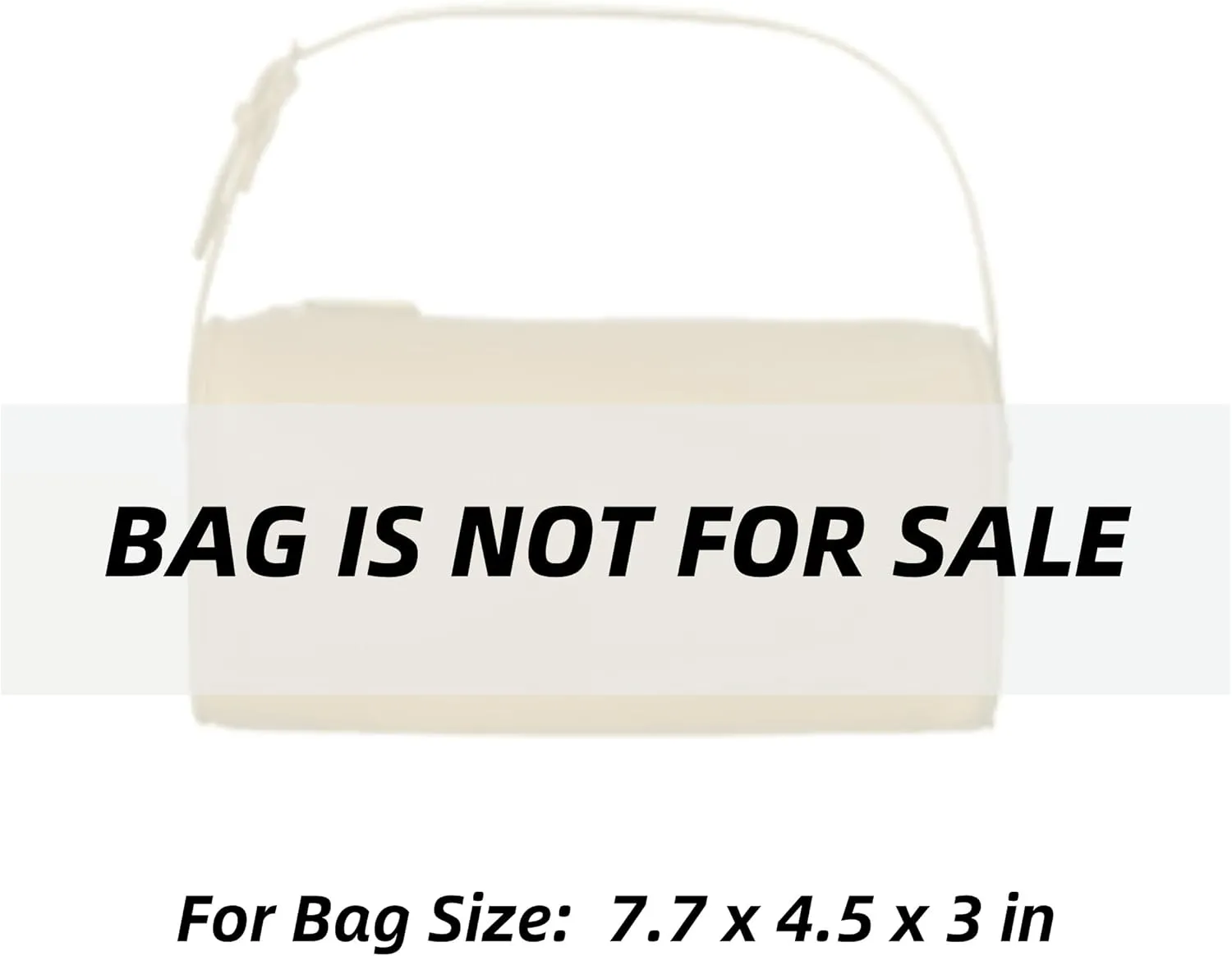 Xoppia Style A Bag Organizer for The Row 90's Bag. Beige Felt Insert for Women's Tote Bags