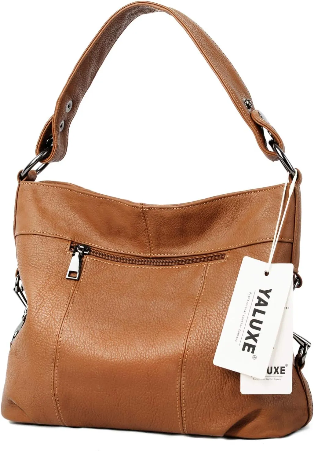 YALUXE Genuine Leather Shoulder Bags Stylish Hobo Handbags Purses Crossbody Bags for Women