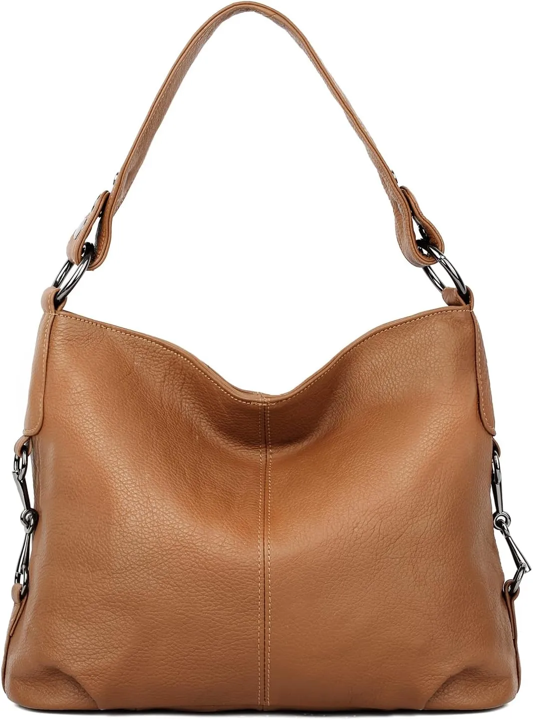 YALUXE Genuine Leather Shoulder Bags Stylish Hobo Handbags Purses Crossbody Bags for Women