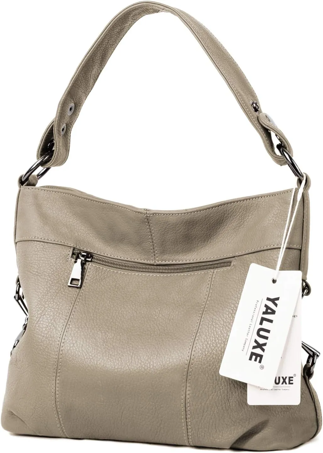 YALUXE Genuine Leather Shoulder Bags Stylish Hobo Handbags Purses Crossbody Bags for Women