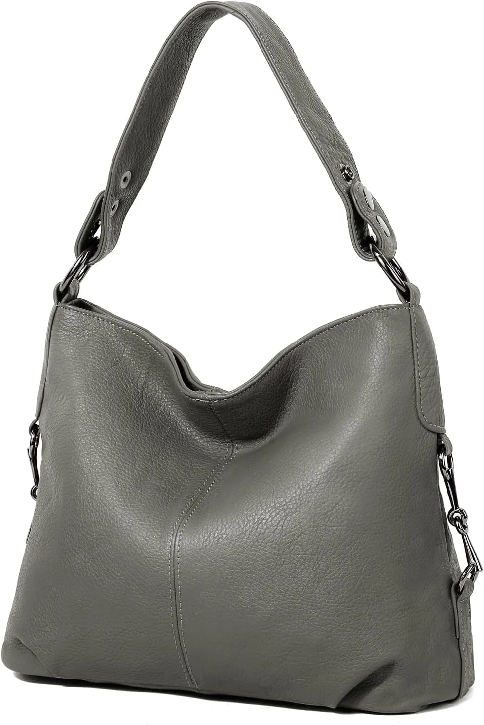 YALUXE Genuine Leather Shoulder Bags Stylish Hobo Handbags Purses Crossbody Bags for Women