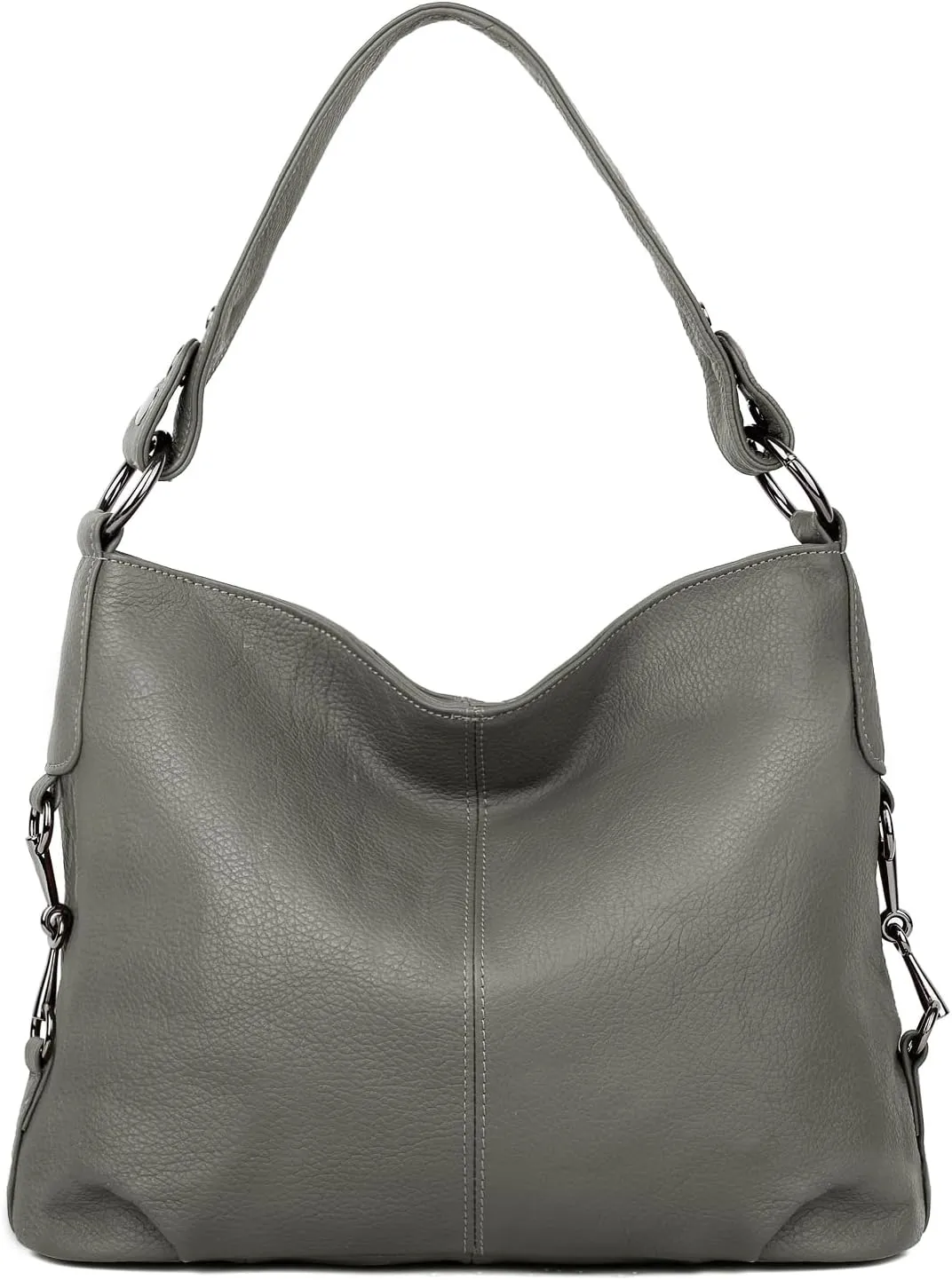 YALUXE Genuine Leather Shoulder Bags Stylish Hobo Handbags Purses Crossbody Bags for Women