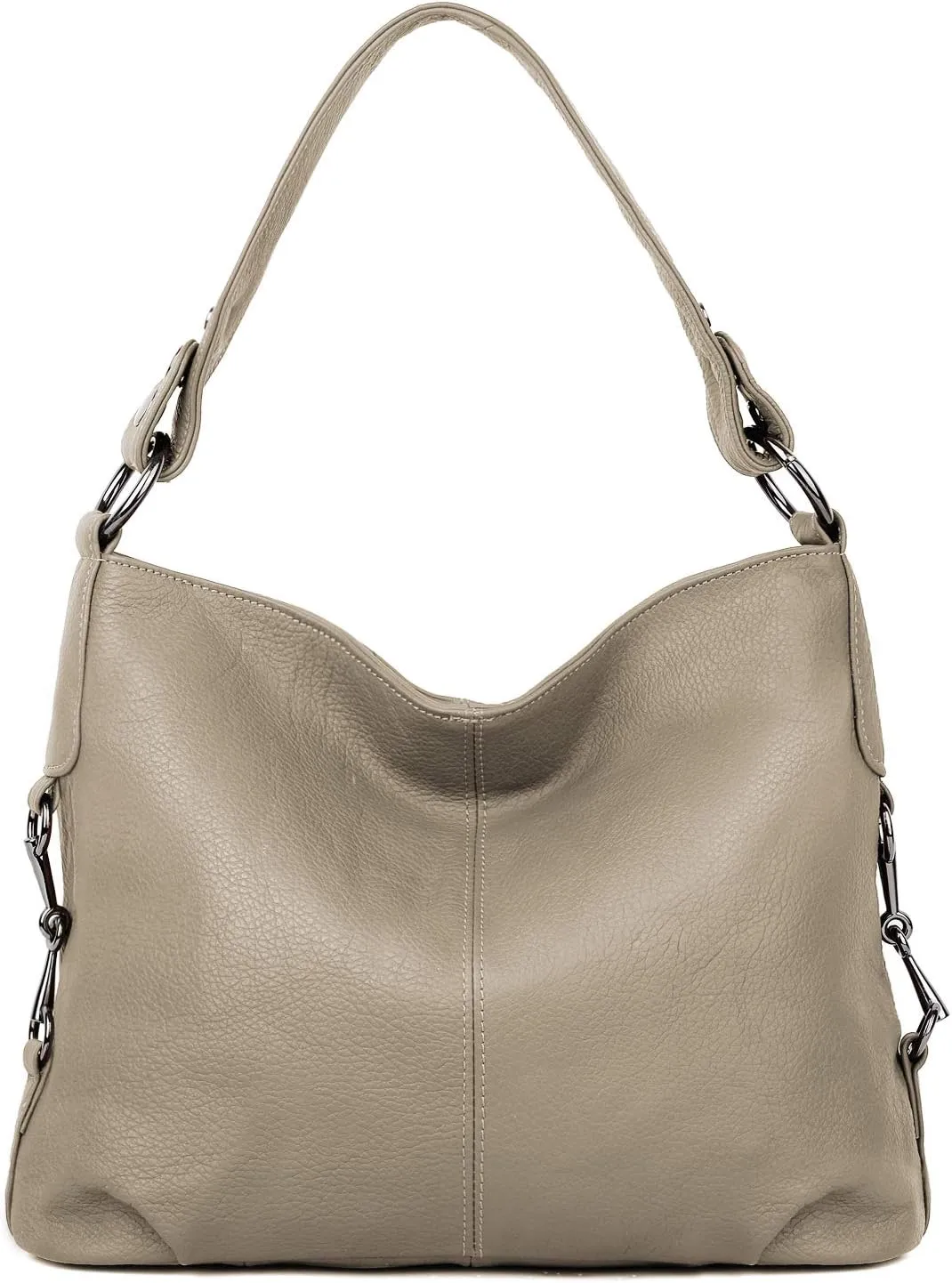 YALUXE Genuine Leather Shoulder Bags Stylish Hobo Handbags Purses Crossbody Bags for Women