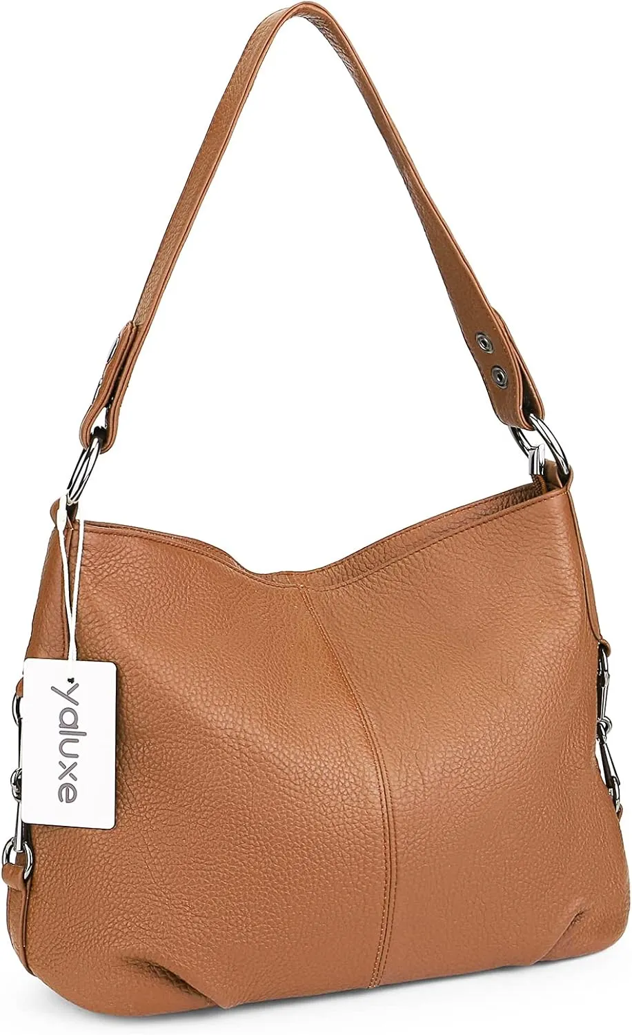 YALUXE Genuine Leather Shoulder Bags Stylish Hobo Handbags Purses Crossbody Bags for Women