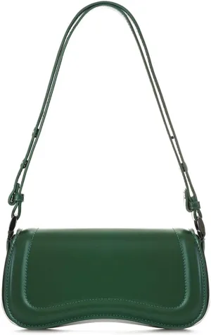 YDSIII Shoulder Bag, Women's Vintage Vegan Leather Shoulder Purse with Adjustable Strap