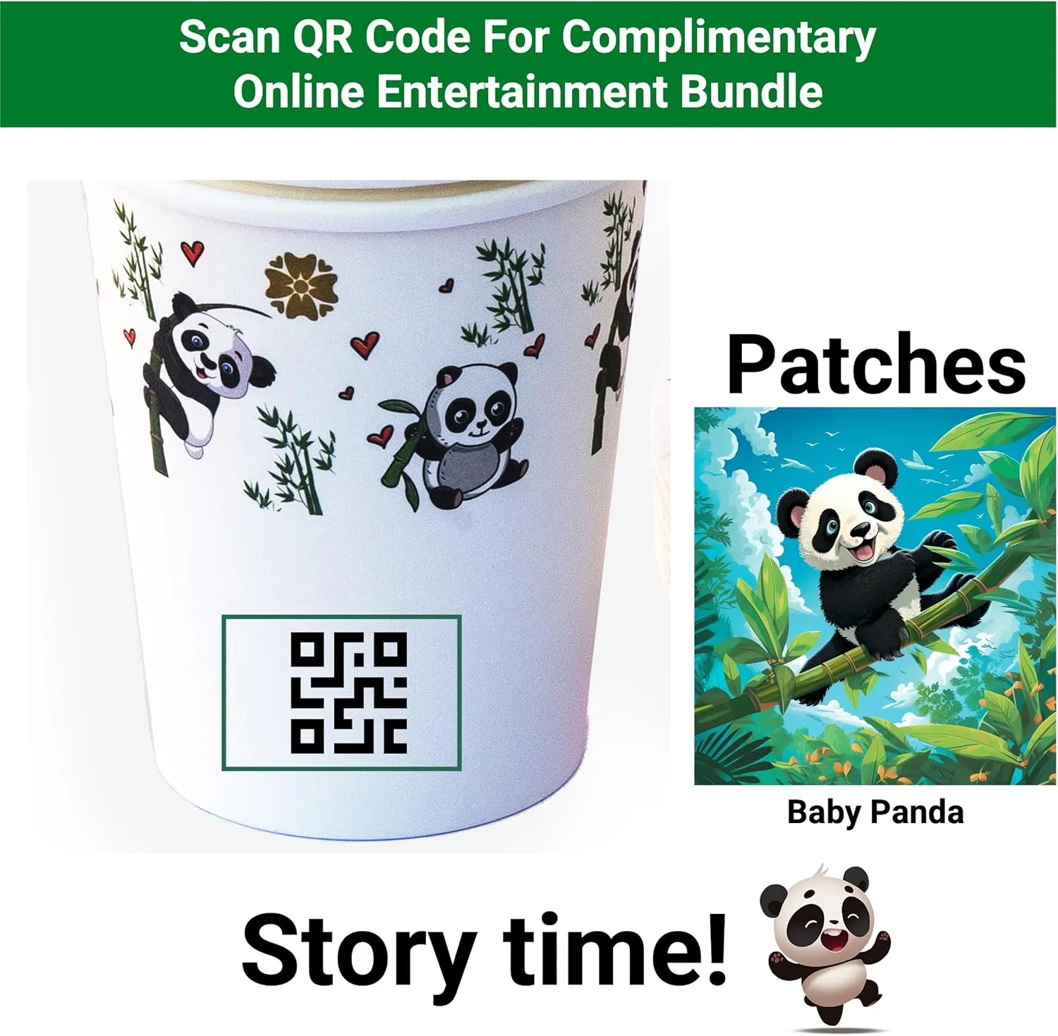 ZER PARTY Chinese New Year Decorations,Panda Plates Napkins Cups Cutlery   Food TrashBags   Kids Activities,Spring Festival 2024 Supplies,Educational Elegant Tableware 212pcs,Serves 30 TWP-HDPA-ST30