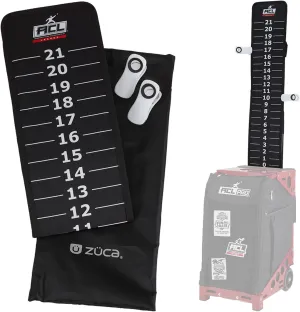 ZUCA ACL Cornhole Score Sleeve – Portable Score Keeper, Cornhole Scoreboard & Built-in Phone Holder – Compact, Foldable Design for Cornhole Rolling Bags